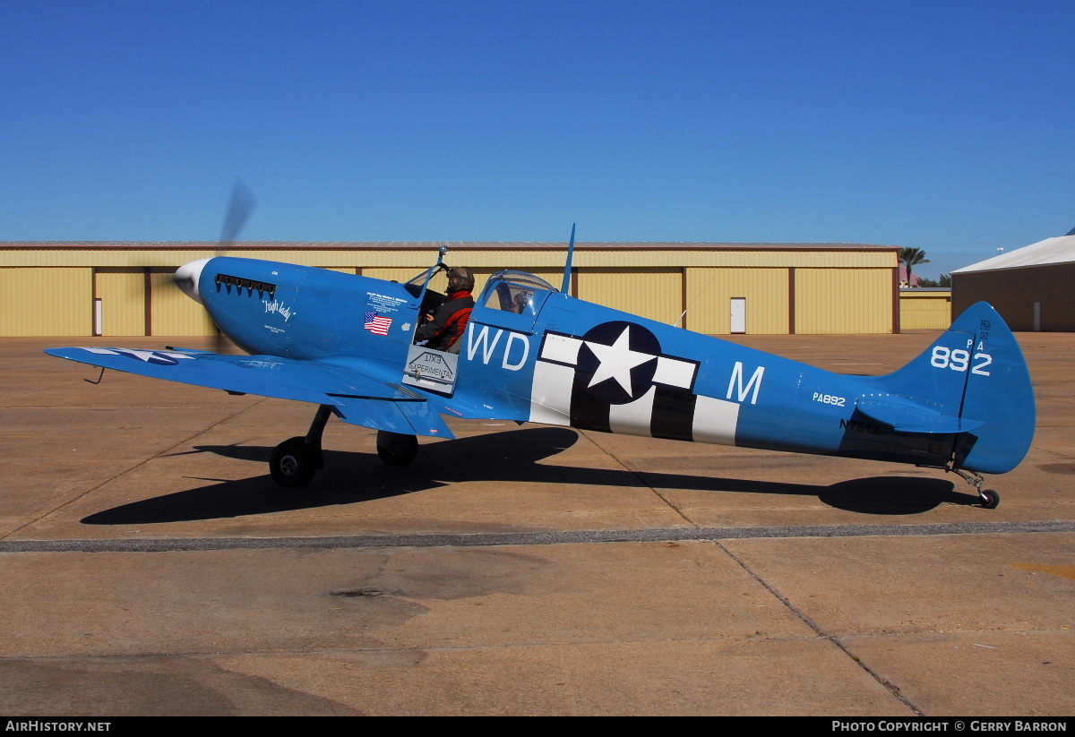 Aircraft Photo of N7612 / PA892 | Supermarine Aircraft Spitfire Mk26B | USA - Air Force | AirHistory.net #332310