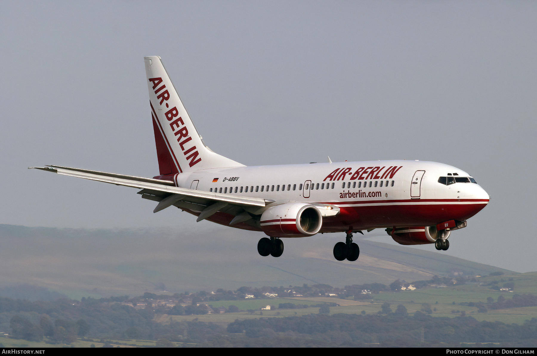 Aircraft Photo of D-ABBV | Boeing 737-7Q8 | Air Berlin | AirHistory.net #332315