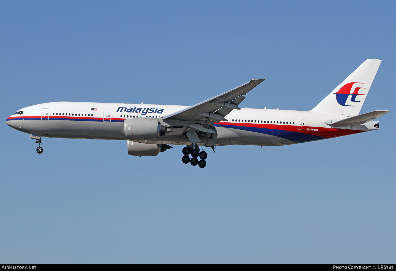 Aircraft Photo of 9M-MRB | Boeing 777-2H6/ER | Malaysia Airlines | AirHistory.net #332319