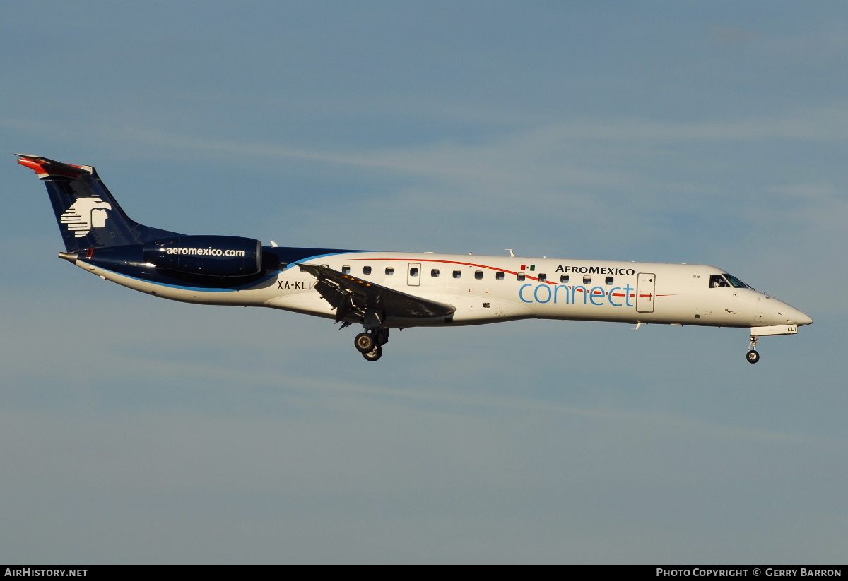 Aircraft Photo of XA-KLI | Embraer ERJ-145LR (EMB-145LR) | AeroMéxico Connect | AirHistory.net #332328