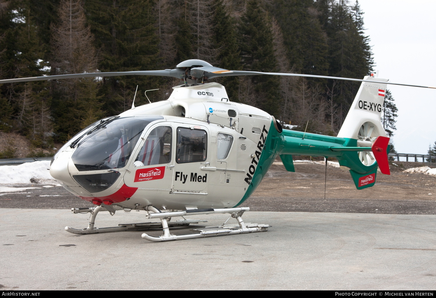 Aircraft Photo of OE-XYG | Eurocopter EC-135P-2 | Fly Med | AirHistory.net #332347