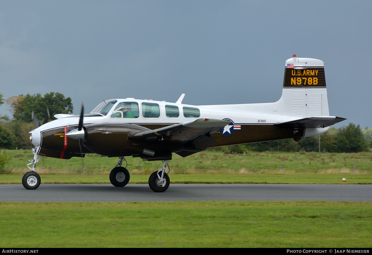 Aircraft Photo of N978B | Beech D50E Twin Bonanza | Quax | USA - Army | AirHistory.net #332350
