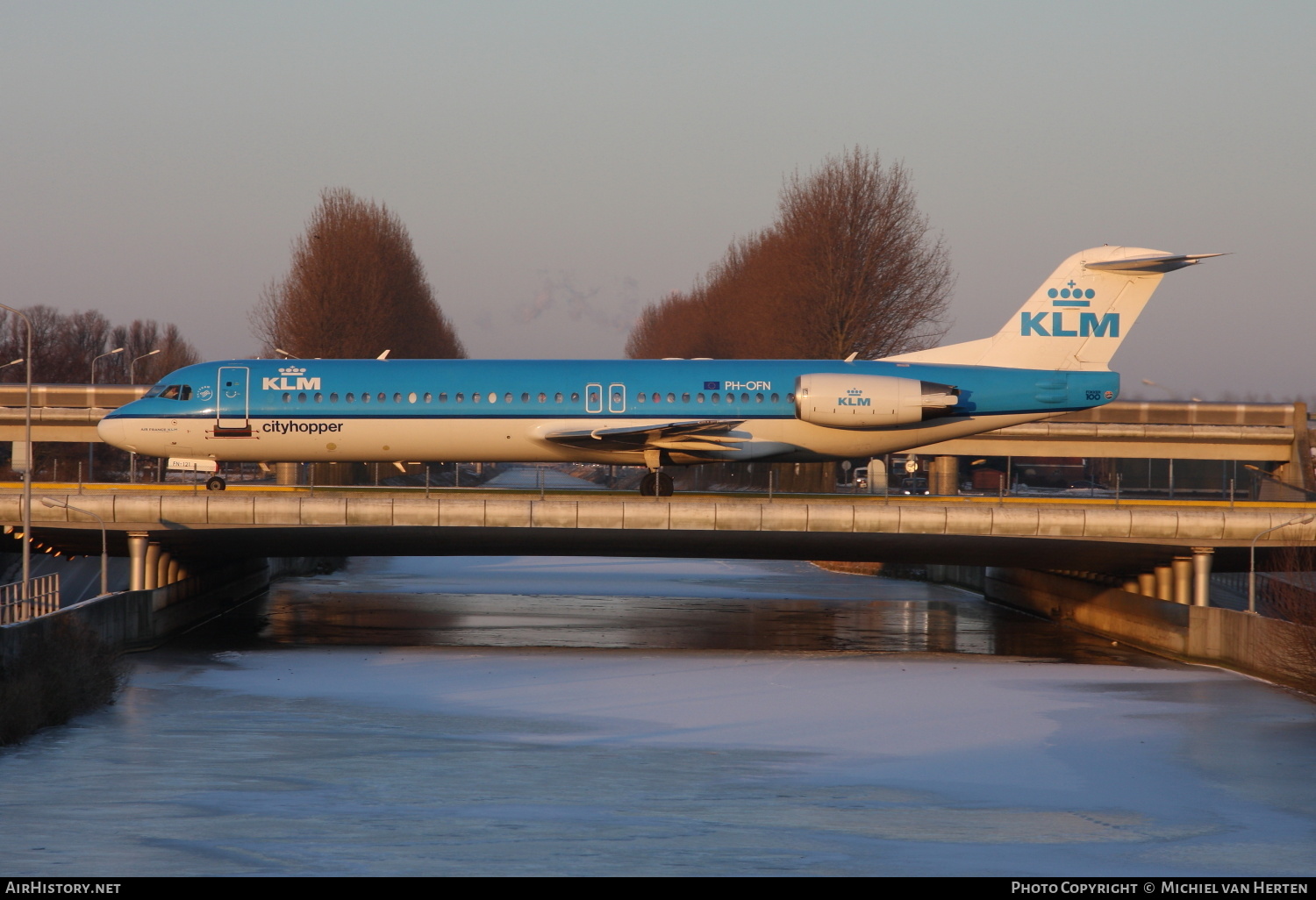 Aircraft Photo of PH-OFN | Fokker 100 (F28-0100) | KLM Cityhopper | AirHistory.net #332356