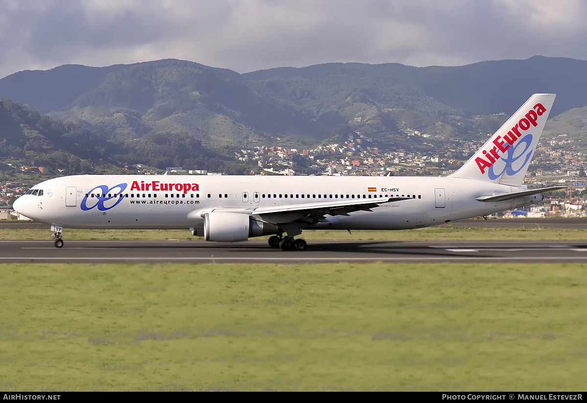 Aircraft Photo of EC-HSV | Boeing 767-3Q8/ER | Air Europa | AirHistory.net #332403