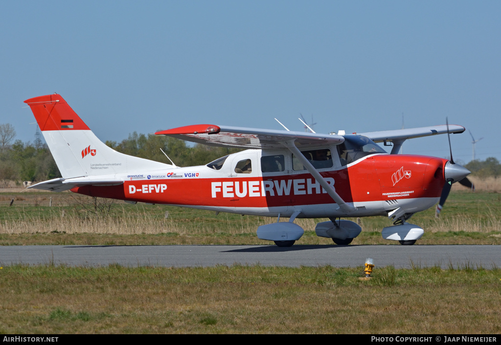 Aircraft Photo of D-EFVP | Cessna 206H Stationair | Feuerwehrflugdienst Niedersachsen | AirHistory.net #332417