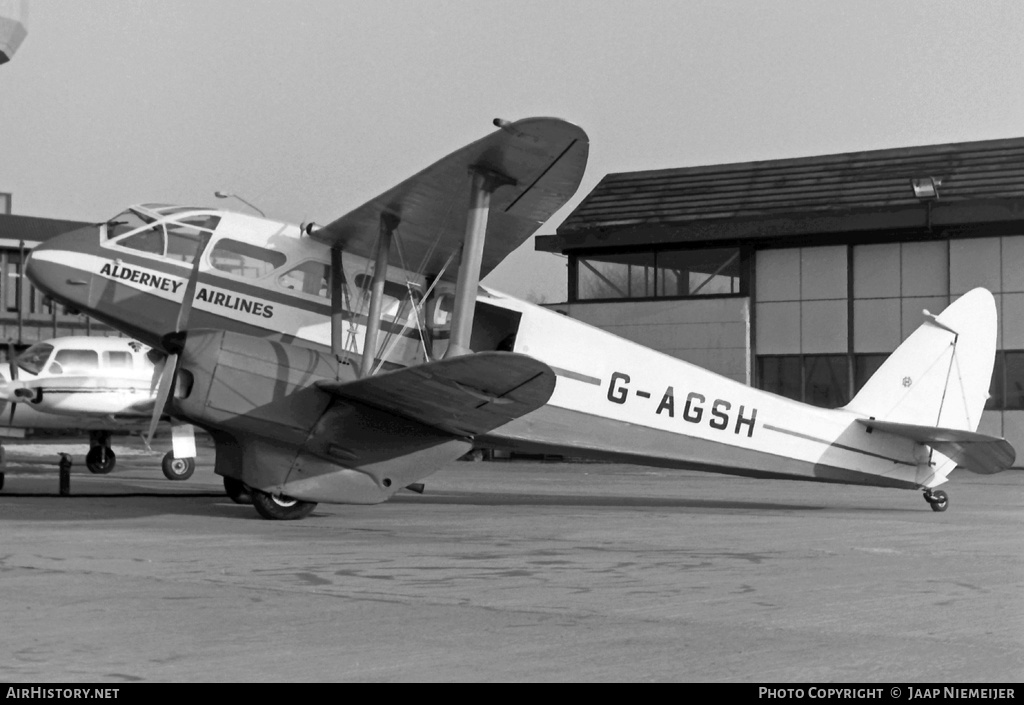 Aircraft Photo of G-AGSH | De Havilland D.H. 89A Dragon Rapide | Alderney Airlines | AirHistory.net #332433