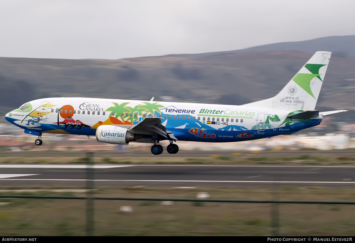 Aircraft Photo of EC-INQ | Boeing 737-4Q8 | Binter Canarias | AirHistory.net #332437