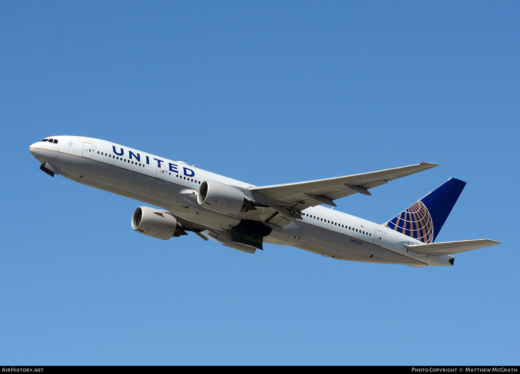 Aircraft Photo of N777UA | Boeing 777-222 | United Airlines | AirHistory.net #332439