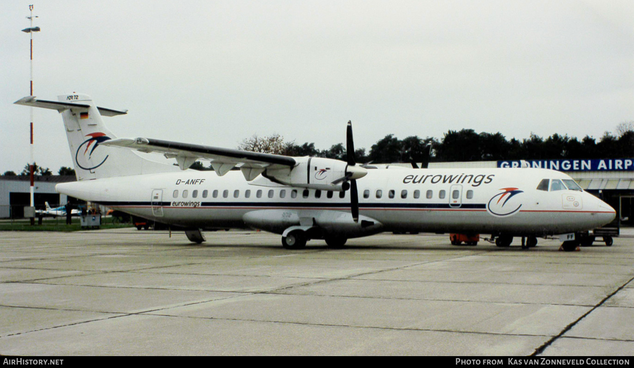 Aircraft Photo of D-ANFF | ATR ATR-72-202 | Eurowings | AirHistory.net #332488