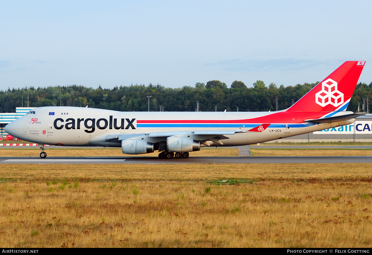 Aircraft Photo of LX-UCV | Boeing 747-4R7F/SCD | Cargolux | AirHistory.net #332513