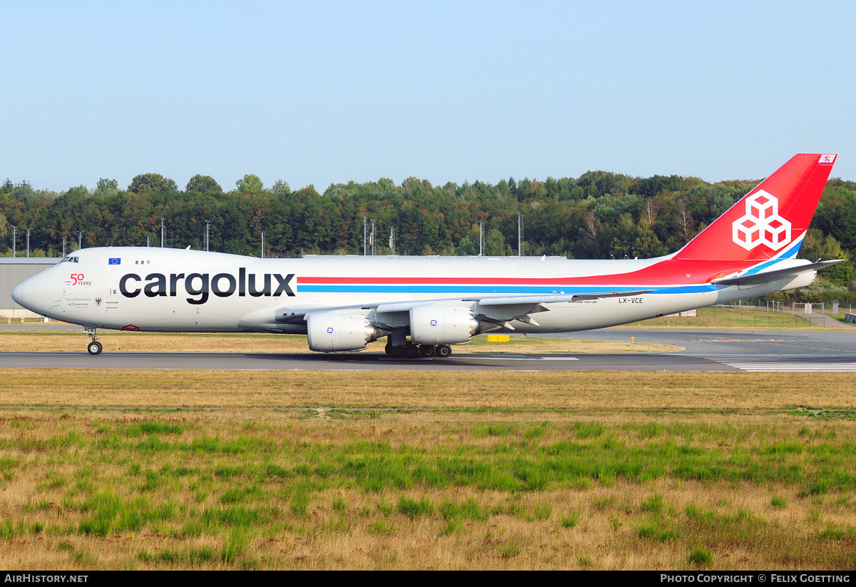 Aircraft Photo of LX-VCE | Boeing 747-8R7F/SCD | Cargolux | AirHistory.net #332545