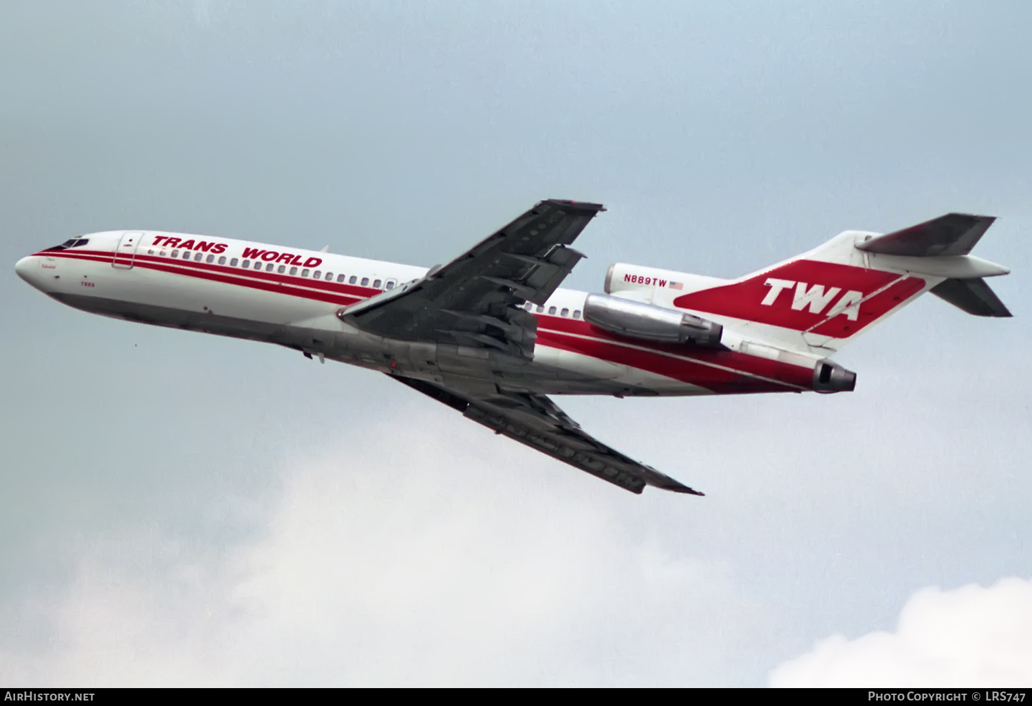 Aircraft Photo of N889TW | Boeing 727-31 | Trans World Airlines - TWA | AirHistory.net #332561