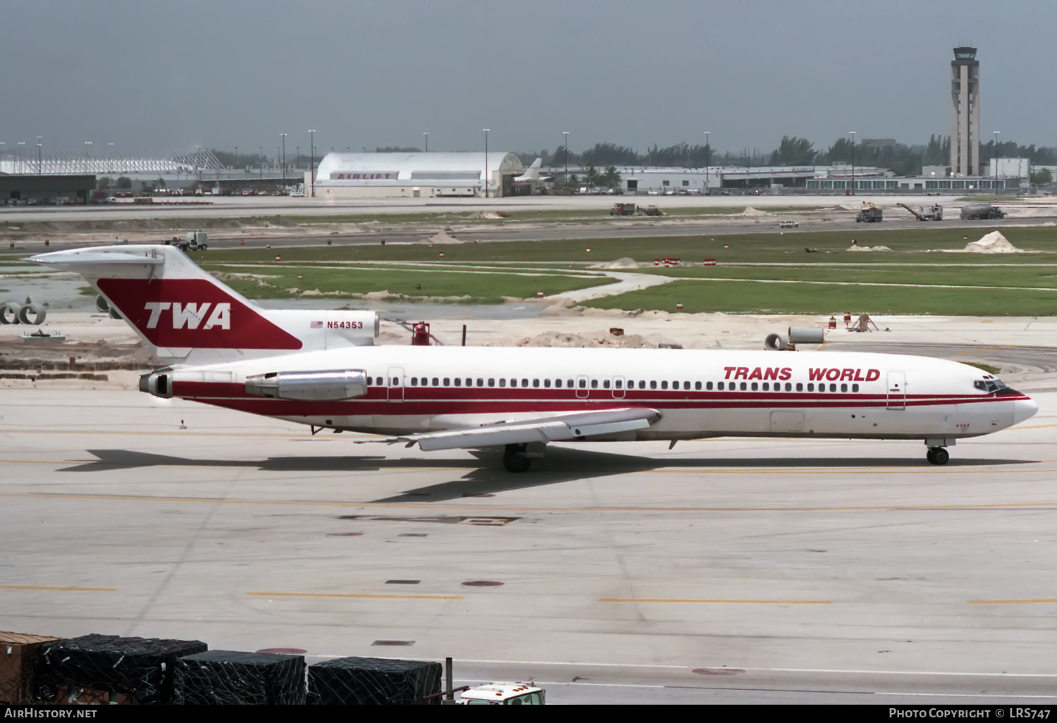 Aircraft Photo of N54353 | Boeing 727-231/Adv | Trans World Airlines - TWA | AirHistory.net #332565