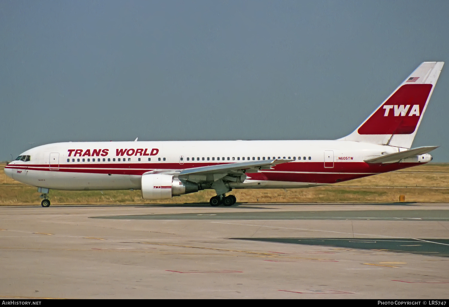 Aircraft Photo of N605TW | Boeing 767-231(ER) | Trans World Airlines - TWA | AirHistory.net #332570