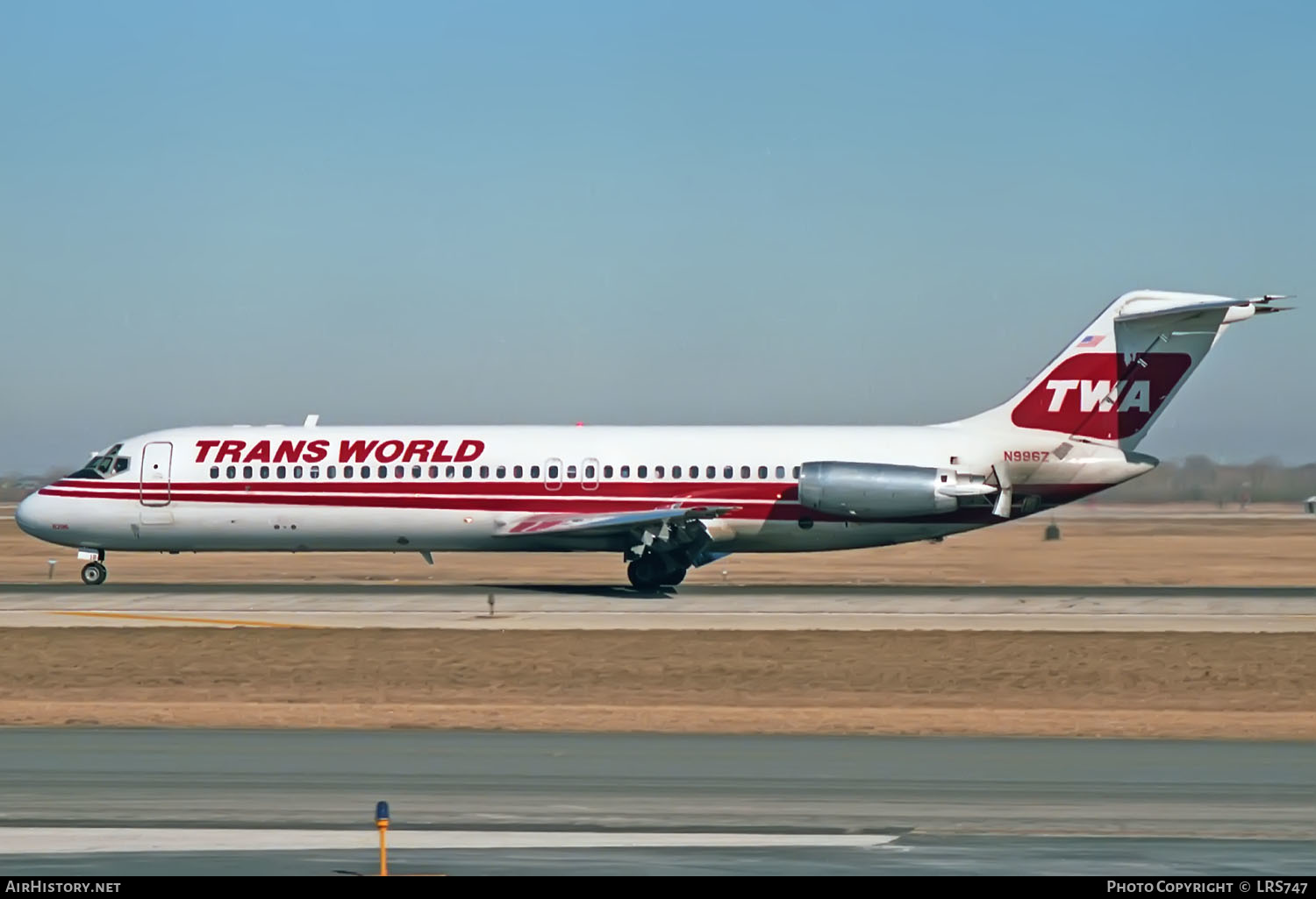 Aircraft Photo of N996Z | McDonnell Douglas DC-9-32 | Trans World Airlines - TWA | AirHistory.net #332573