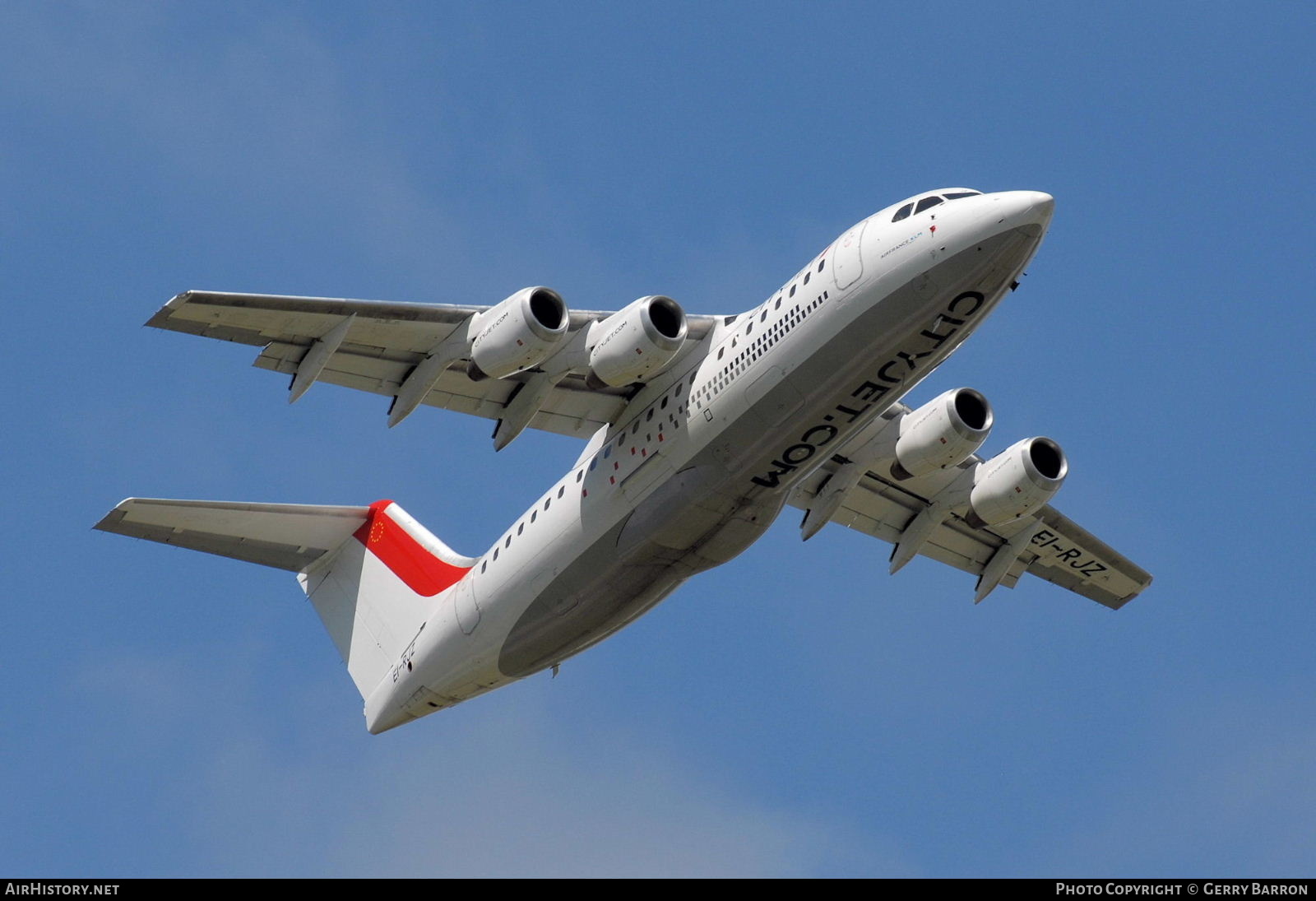 Aircraft Photo of EI-RJZ | British Aerospace Avro 146-RJ85 | CityJet | AirHistory.net #332578