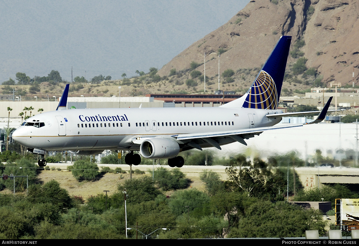 Aircraft Photo of N34282 | Boeing 737-824 | Continental Airlines | AirHistory.net #332599