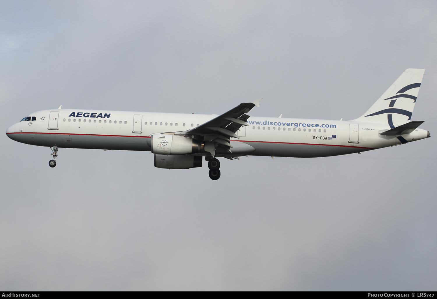 Aircraft Photo of SX-DGA | Airbus A321-231 | Aegean Airlines | AirHistory.net #332600