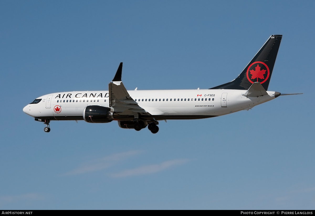 Aircraft Photo of C-FSEQ | Boeing 737-8 Max 8 | Air Canada | AirHistory.net #332604