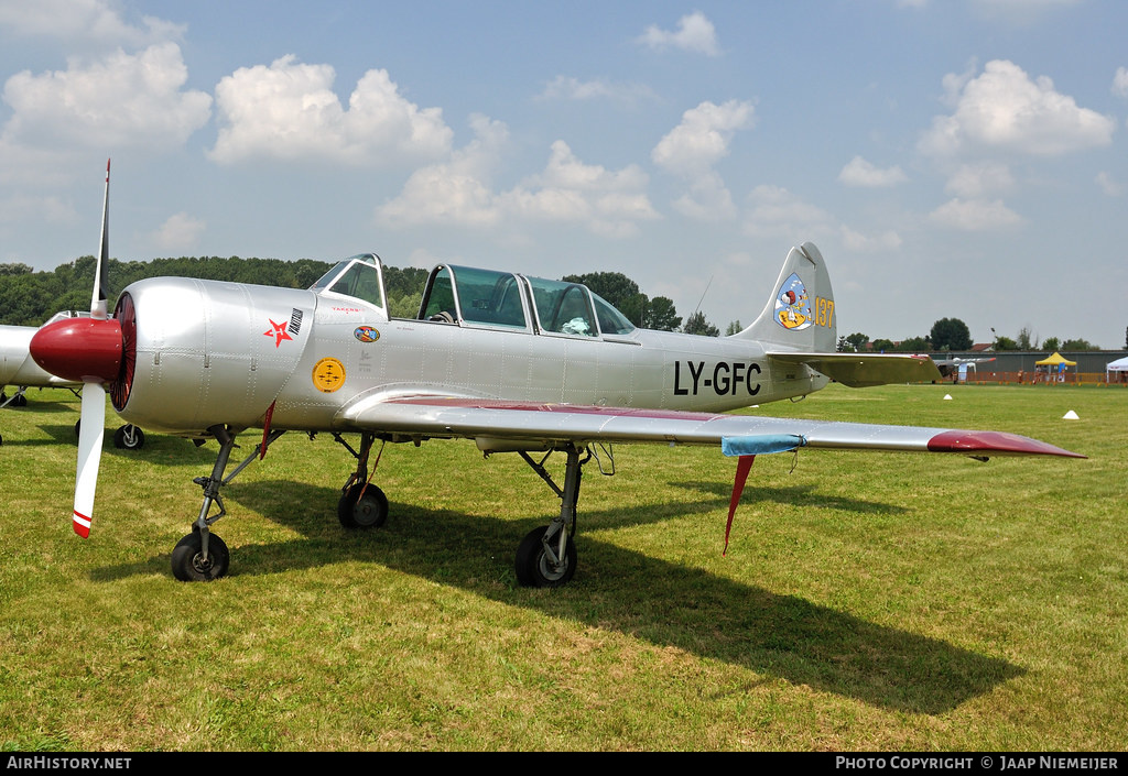 Aircraft Photo of LY-GFC | Yakovlev Yak-52 | AirHistory.net #332637