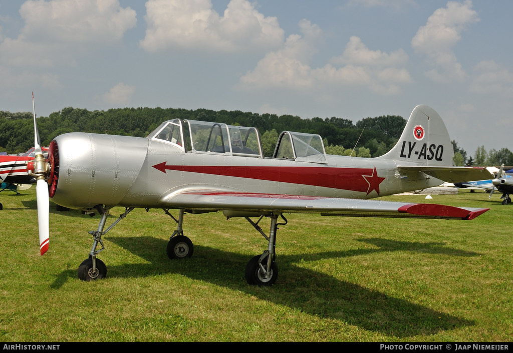 Aircraft Photo of LY-ASQ | Yakovlev Yak-52 | AirHistory.net #332638