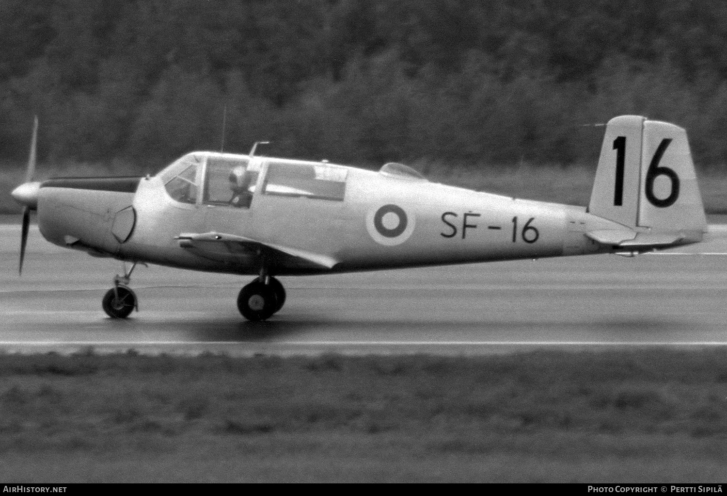 Aircraft Photo of OH-SFN / SF-16 | Saab 91D Safir | Finland - Air Force | AirHistory.net #332640
