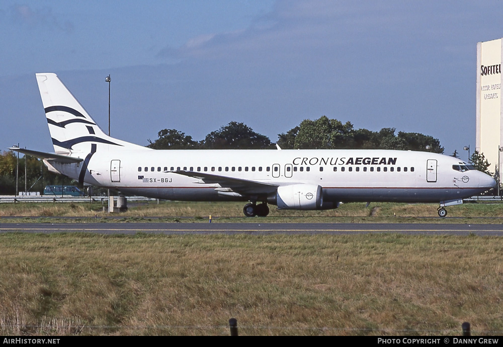 Aircraft Photo of SX-BGJ | Boeing 737-4S3 | Aegean Cronus Airlines | AirHistory.net #332645