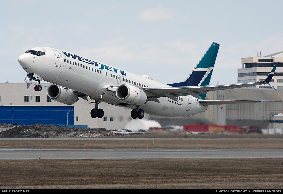 Aircraft Photo of C-GJWS | Boeing 737-8CT | WestJet | AirHistory.net #332655