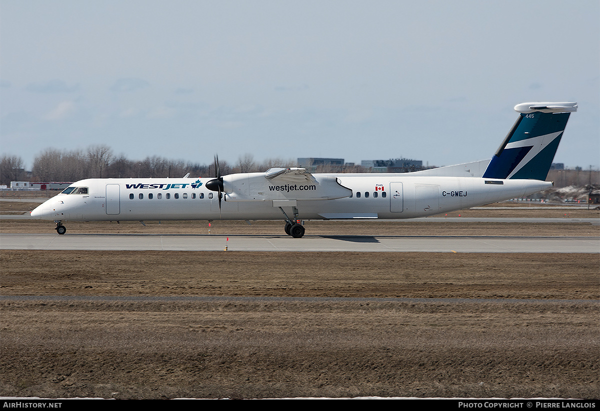 Aircraft Photo of C-GWEJ | Bombardier DHC-8-402 Dash 8 | WestJet | AirHistory.net #332659