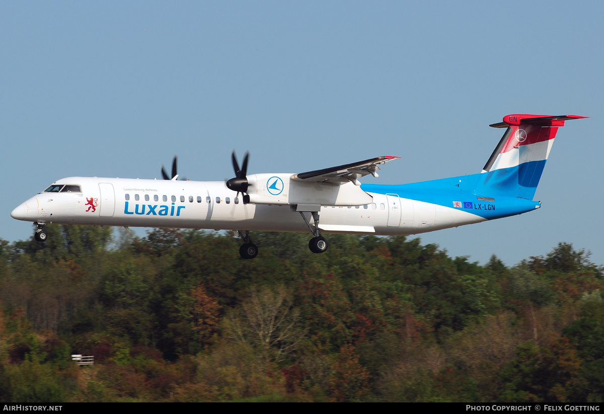 Aircraft Photo of LX-LGN | Bombardier DHC-8-402 Dash 8 | Luxair | AirHistory.net #332674