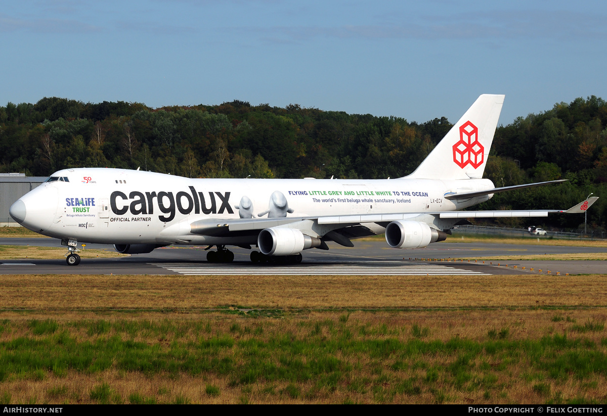 Aircraft Photo of LX-ECV | Boeing 747-4HQF/ER | Cargolux | AirHistory.net #332679