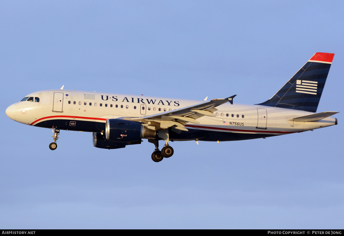 Aircraft Photo of N756US | Airbus A319-112 | US Airways | AirHistory.net #332704