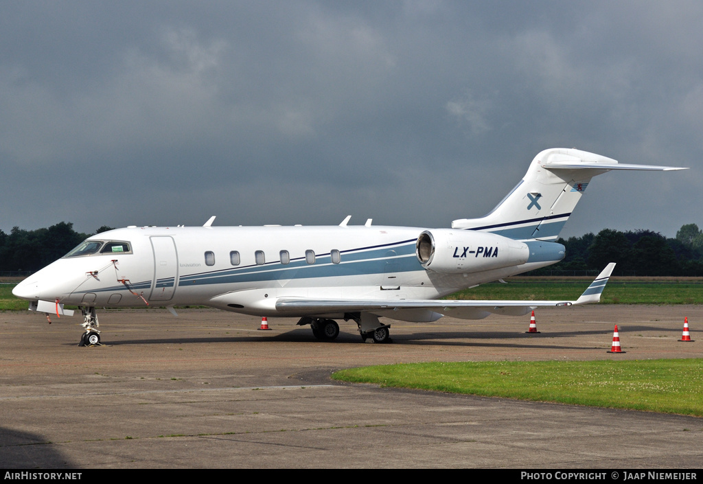 Aircraft Photo of LX-PMA | Bombardier Challenger 300 (BD-100-1A10) | Luxaviation | AirHistory.net #332708
