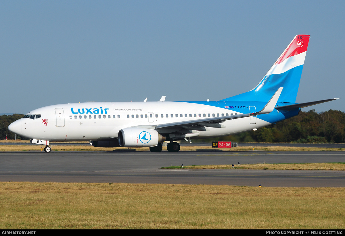 Aircraft Photo of LX-LBR | Boeing 737-7K2 | Luxair | AirHistory.net #332711