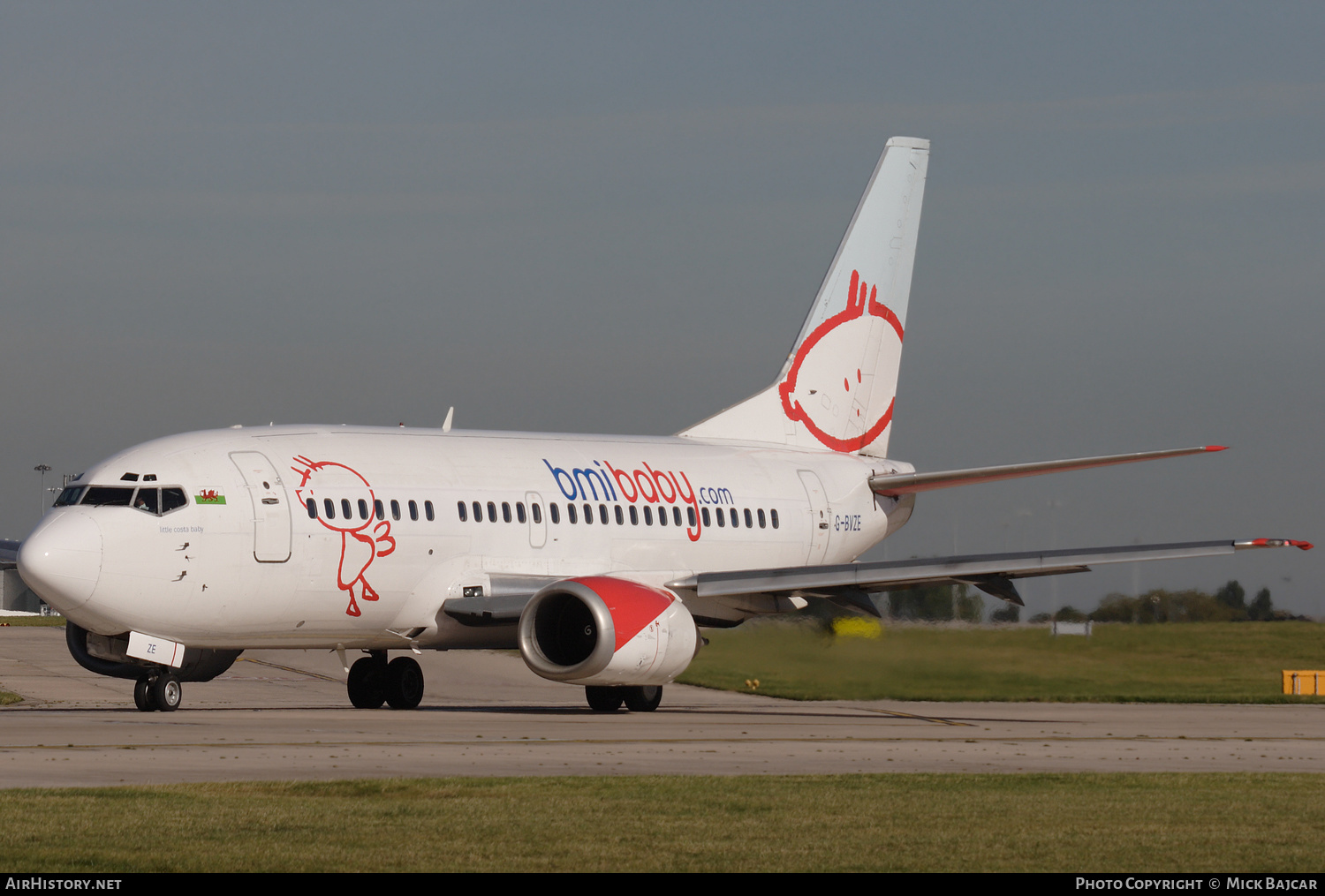 Aircraft Photo of G-BVZE | Boeing 737-59D | Bmibaby | AirHistory.net #332751