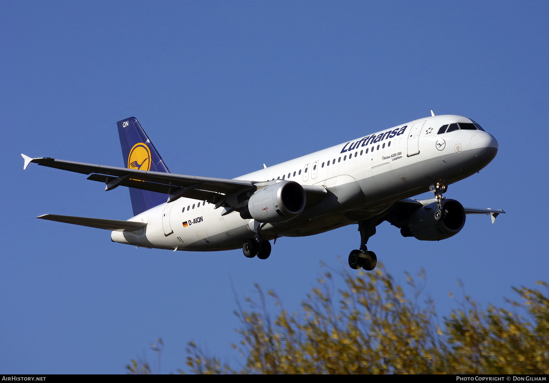 Aircraft Photo of D-AIQN | Airbus A320-211 | Lufthansa | AirHistory.net #332778