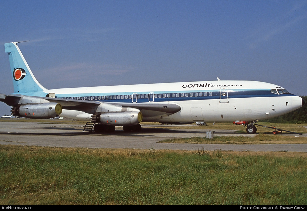Aircraft Photo of OY-DSP | Boeing 720-025 | Conair of Scandinavia | AirHistory.net #332788