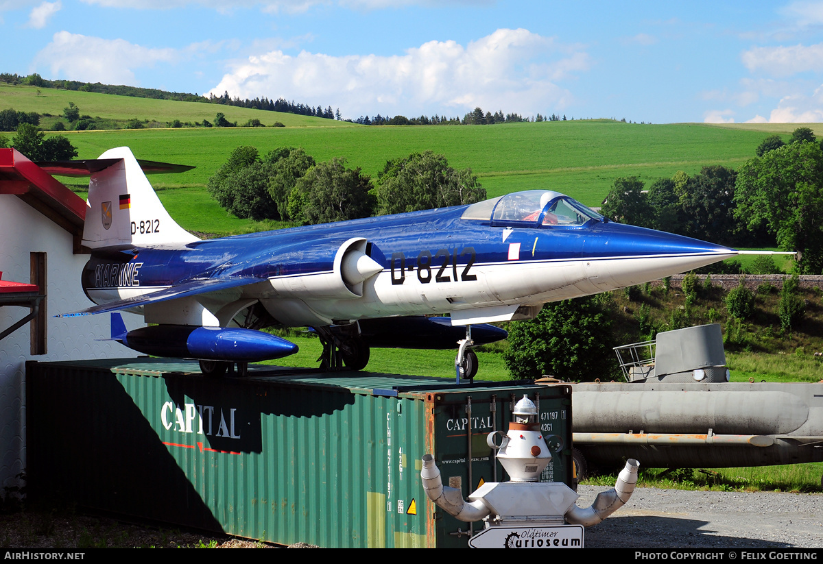 Aircraft Photo of D-8212 | Lockheed F-104G Starfighter | Germany - Navy | AirHistory.net #332796