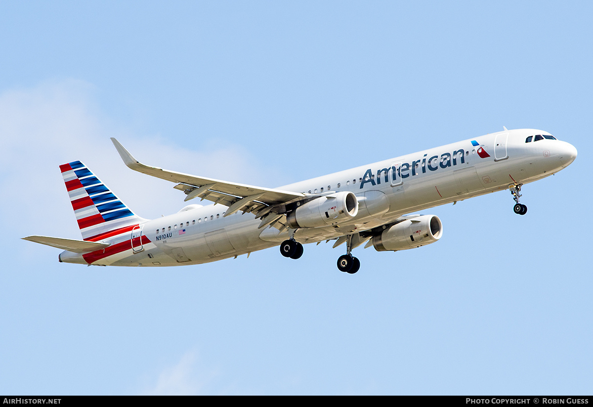Aircraft Photo of N910AU | Airbus A321-231 | American Airlines | AirHistory.net #332798