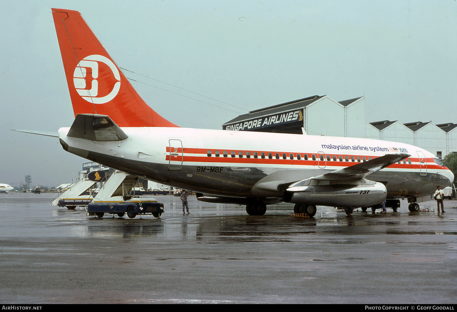 Aircraft Photo of 9M-MBF | Boeing 737-2H6/Adv | Malaysian Airline System - MAS | AirHistory.net #332808
