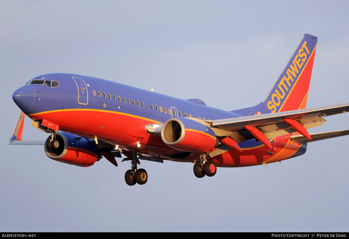 Aircraft Photo of N463WN | Boeing 737-7H4 | Southwest Airlines | AirHistory.net #332811