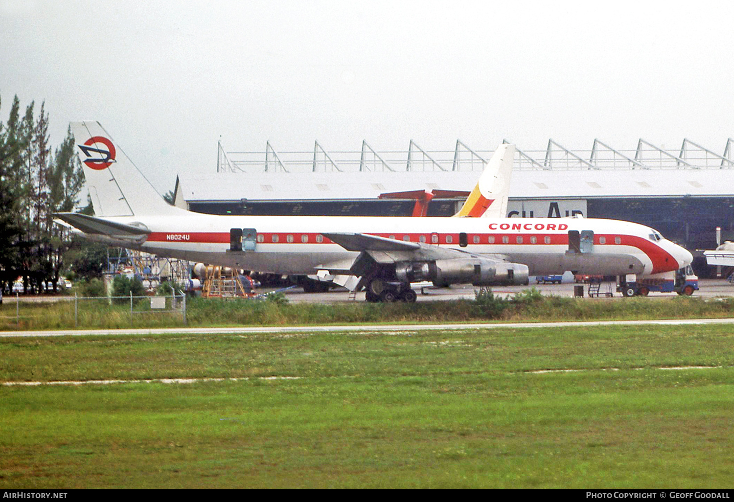 Aircraft Photo of N8024U | Douglas DC-8-21 | Concord International Airlines | AirHistory.net #332812