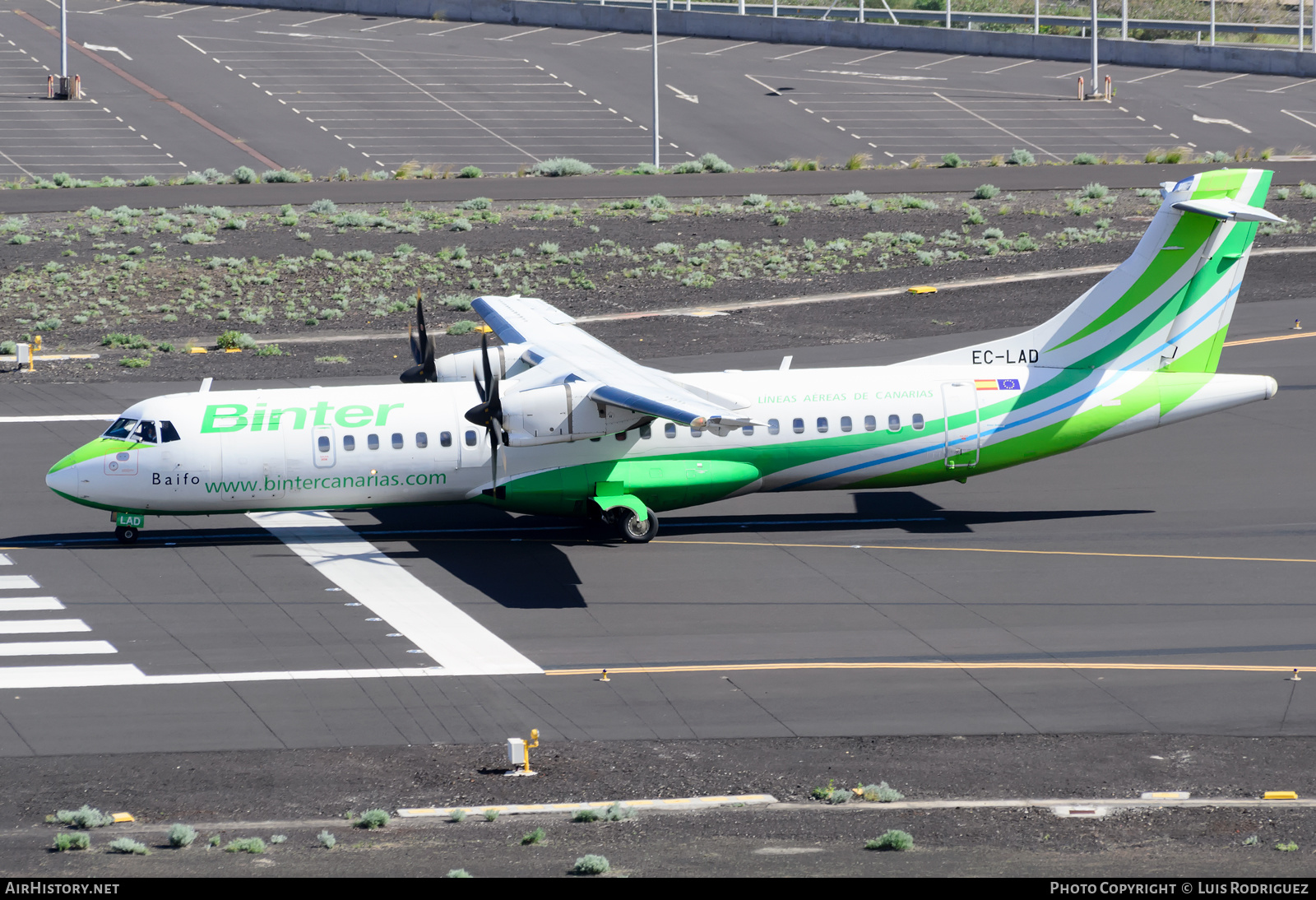 Aircraft Photo of EC-LAD | ATR ATR-72-500 (ATR-72-212A) | Binter Canarias | AirHistory.net #332826