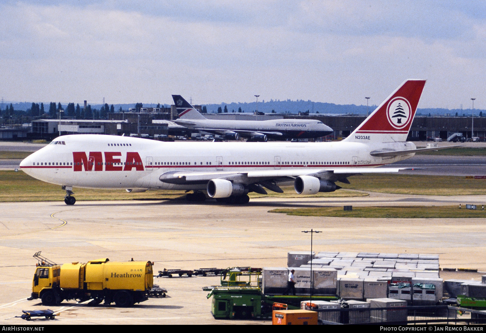 Aircraft Photo of N203AE | Boeing 747-2B4BM | MEA - Middle East Airlines | AirHistory.net #332830
