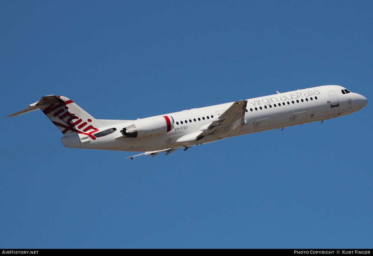 Aircraft Photo of VH-FWI | Fokker 100 (F28-0100) | Virgin Australia Regional Airlines | AirHistory.net #332836