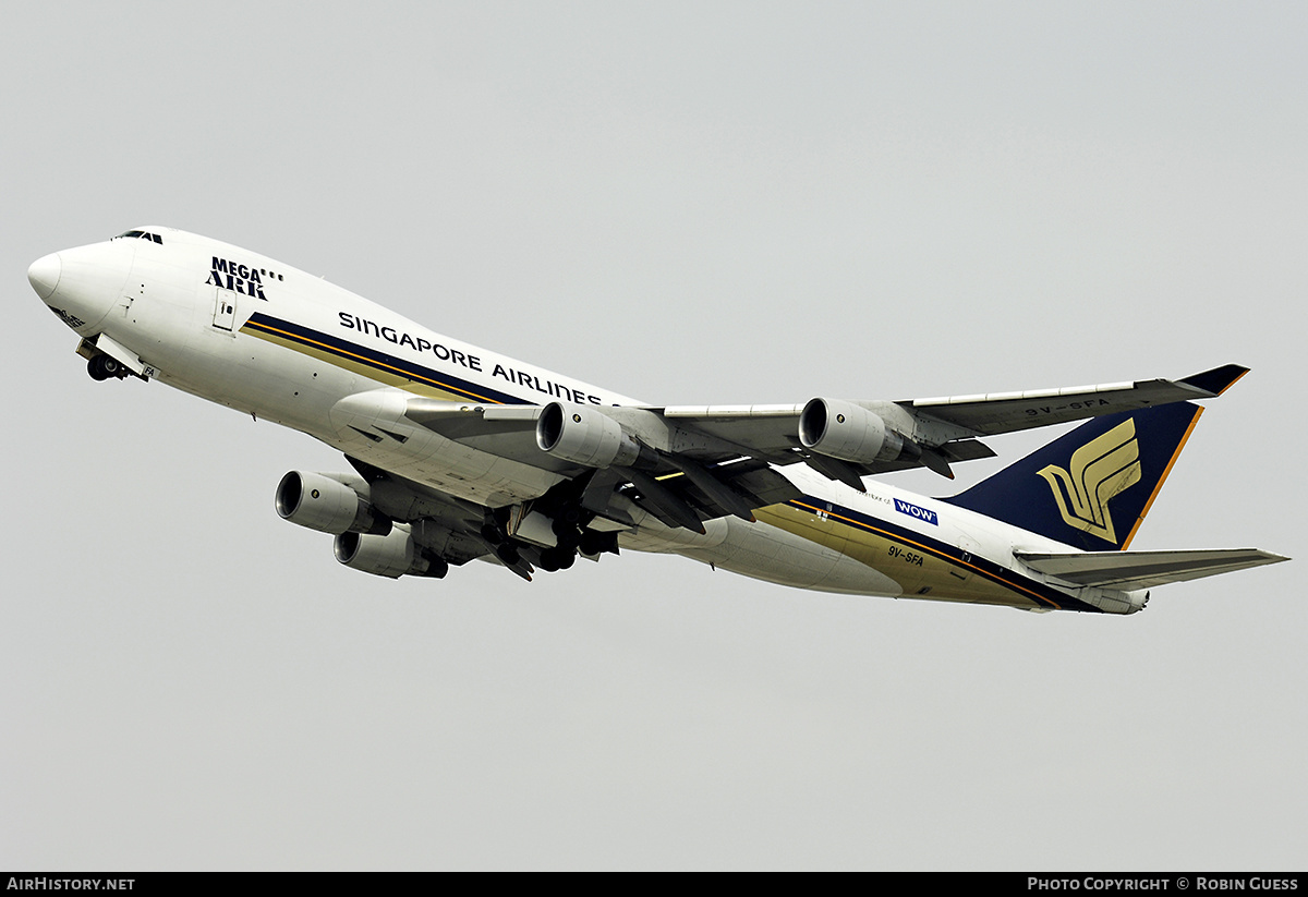 Aircraft Photo of 9V-SFA | Boeing 747-412F/SCD | Singapore Airlines Cargo | AirHistory.net #332855