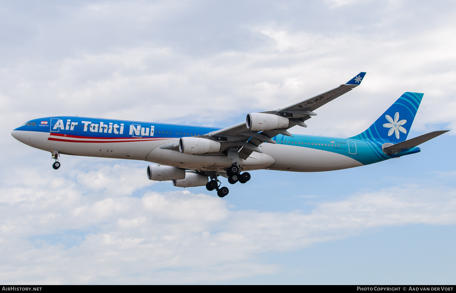 Aircraft Photo of F-OJGF | Airbus A340-313 | Air Tahiti Nui | AirHistory.net #332860