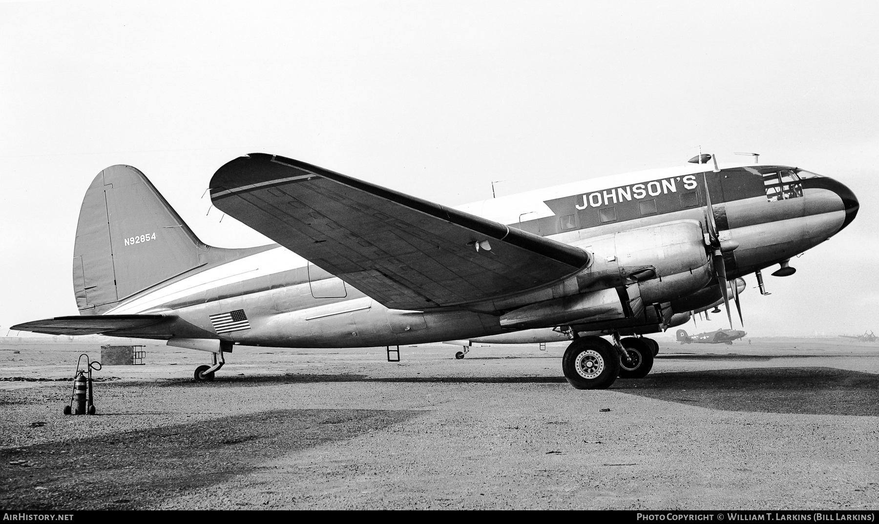 Aircraft Photo of N92854 | Curtiss C-46D Commando | Johnson Flying Service | AirHistory.net #332863