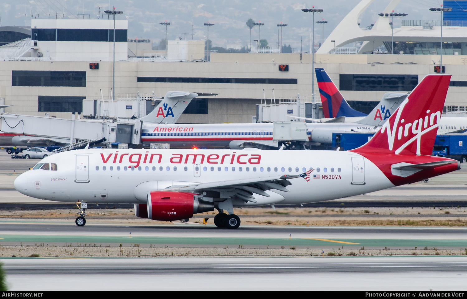 Aircraft Photo of N530VA | Airbus A319-115 | Virgin America | AirHistory.net #332867
