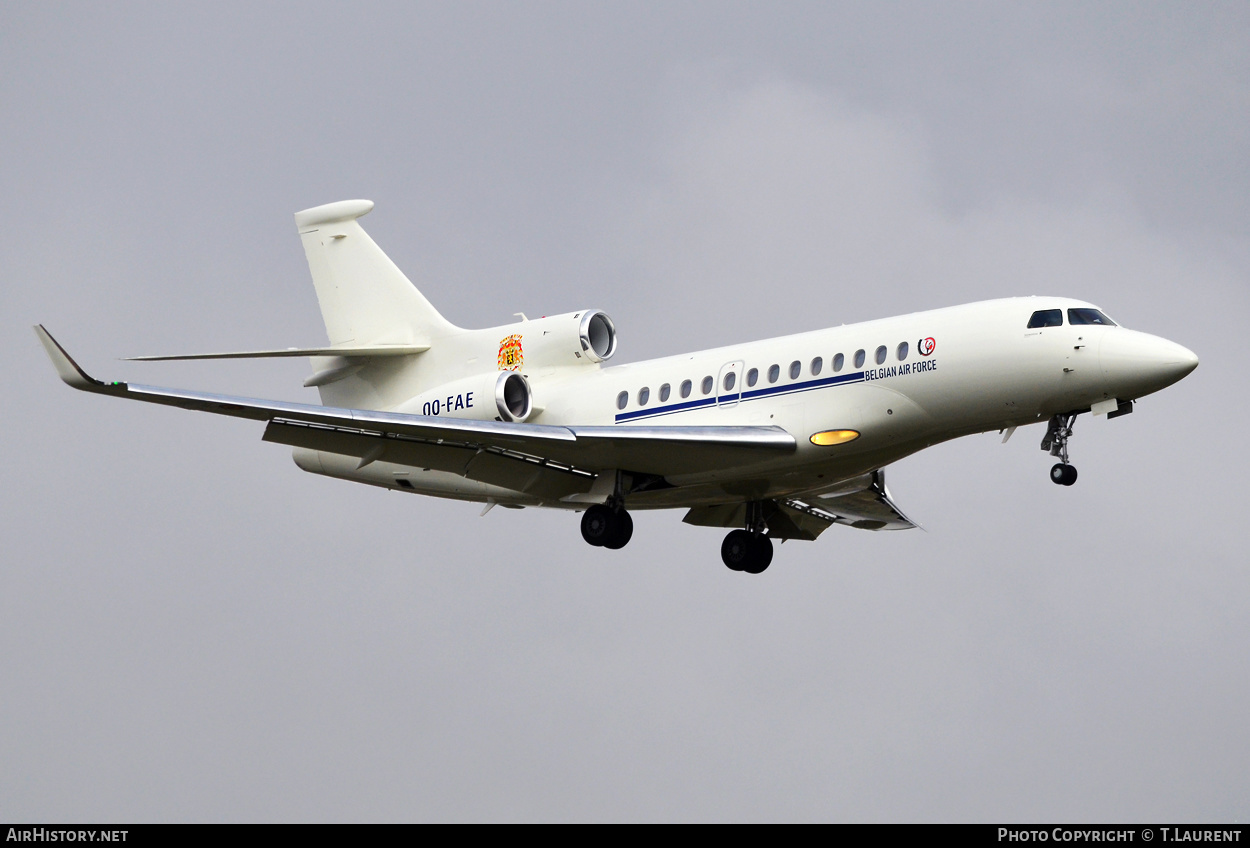 Aircraft Photo of OO-FAE | Dassault Falcon 7X | Belgium - Air Force | AirHistory.net #332879